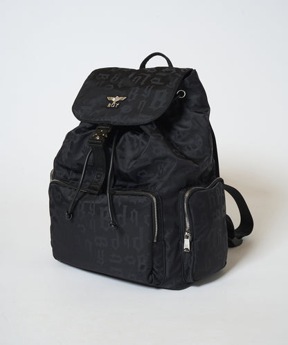 B-LOGO monogram BackPack BLACK【B233N8502202】