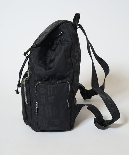 B-LOGO monogram BackPack BLACK【B233N8502202】