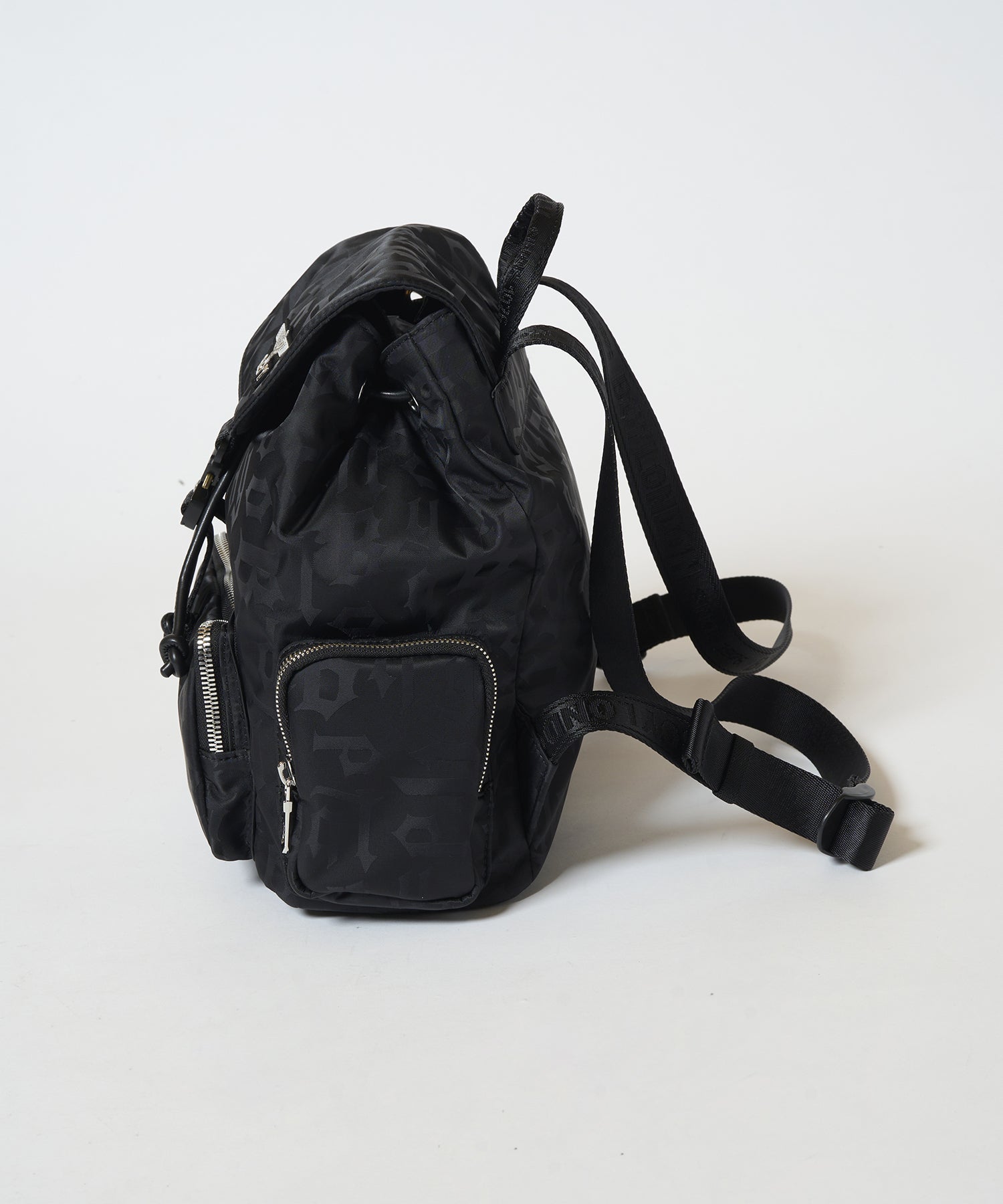 B-LOGO monogram Mini BackPack BLACK【B233N8502102】