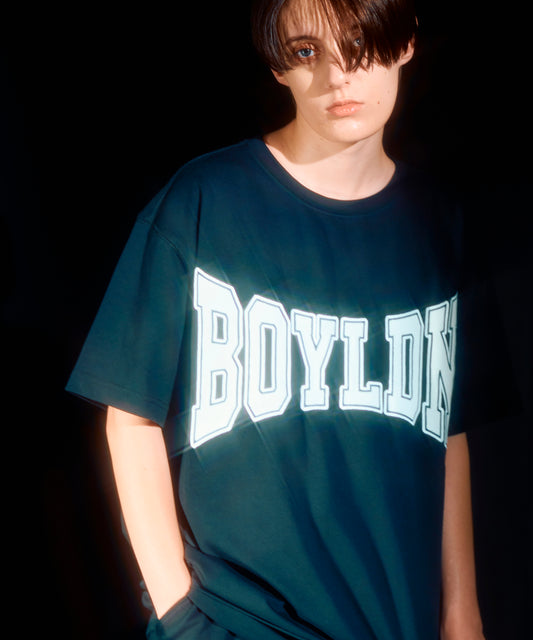 BOYLDN LOGO Patch TEE BLACK【B233N0102102】