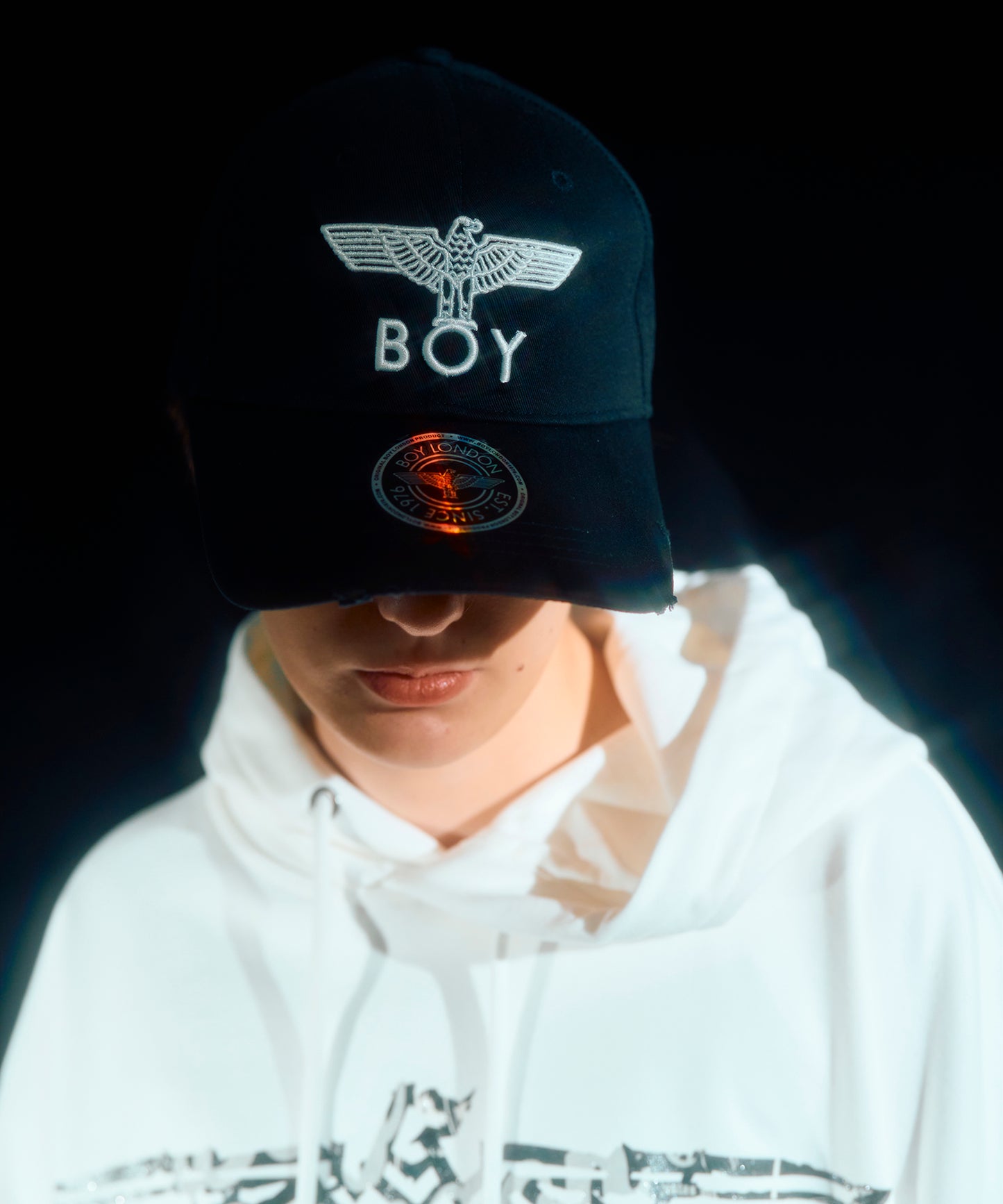 LEAVE THE BOY CAP BLACK【B233N9000402】