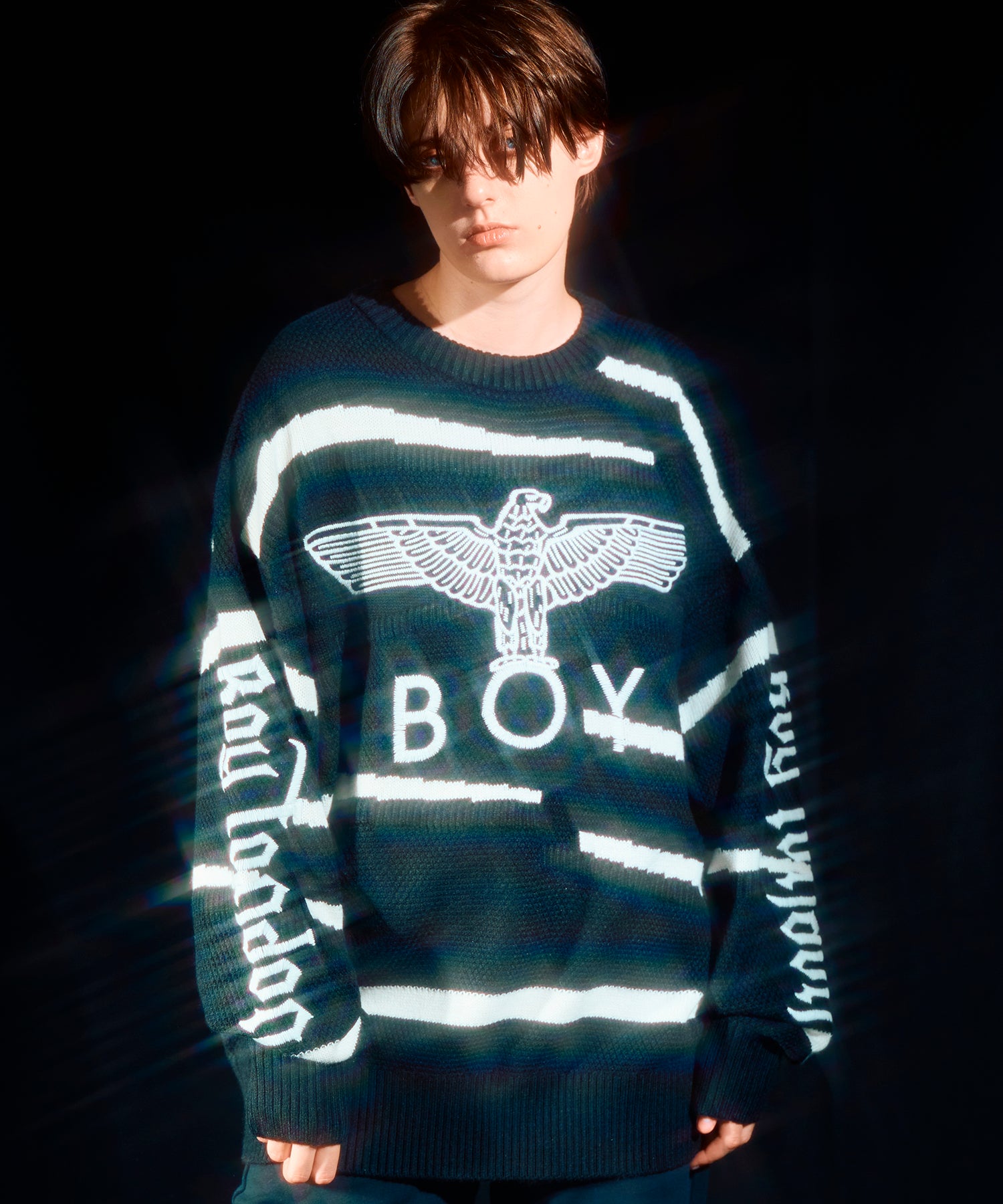 BOY Embroidery Puzzle KNIT BLACK【B233N6000302】