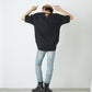 RHINESTONE BIG EAGLE T-SHIRTS BLACK 【B222N0103502】