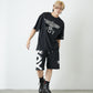 CRYSTAL EAGLE T-SHIRTS BLACK【B221N0101802】