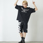 CRYSTAL EAGLE T-SHIRTS BLACK【B221N0101802】