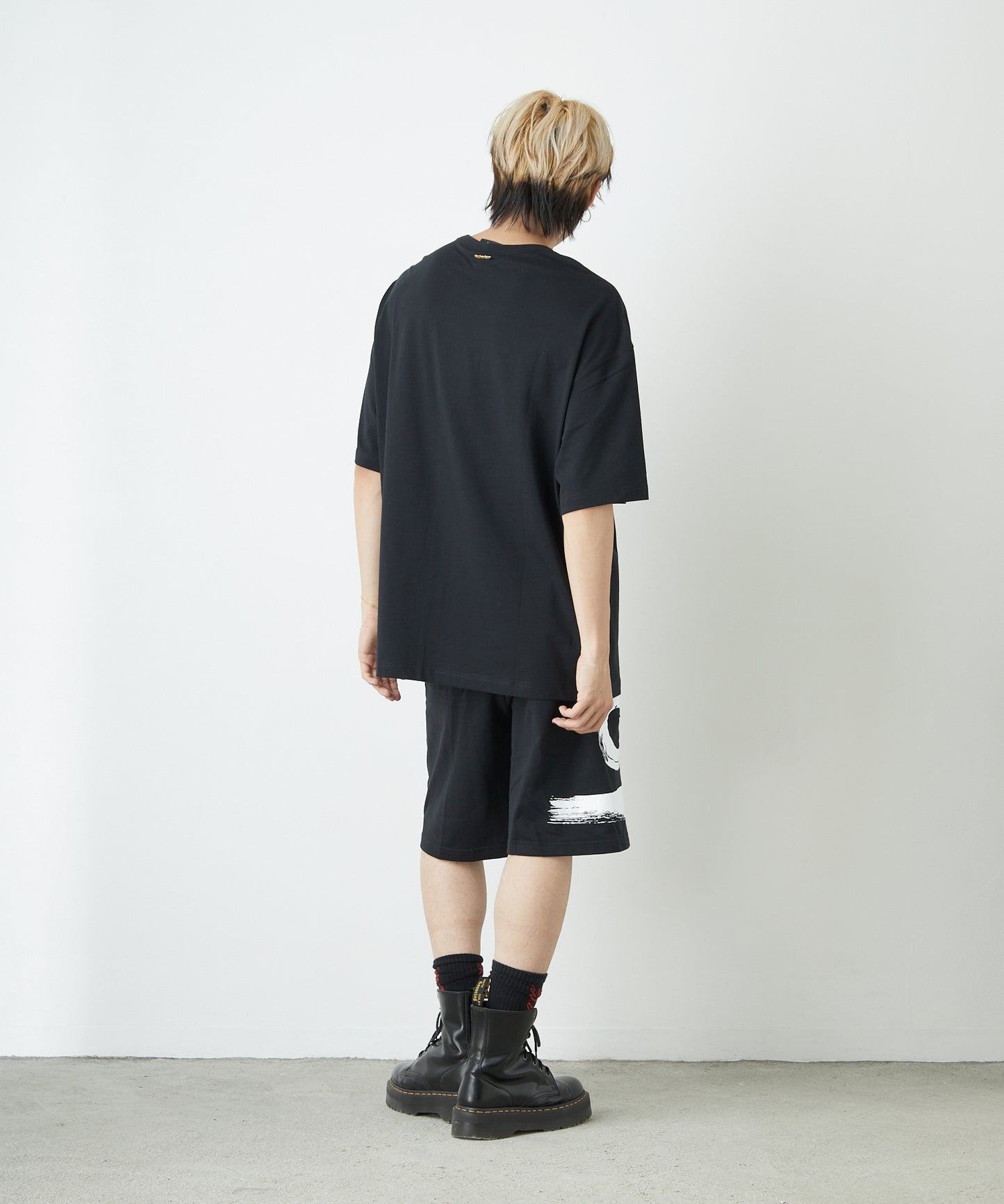 CRYSTAL EAGLE T-SHIRTS BLACK【B221N0101802】