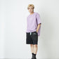 KANOKO CREW NECK TEE PURPLE 【B222N0101309】