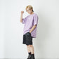 KANOKO CREW NECK TEE PURPLE 【B222N0101309】