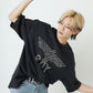 RHINESTONE BOY EAGLE TEE BLACK 【B221N0101902】