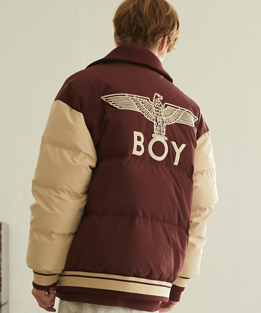 BOY STADIUM NYLON DOWN JACKET WINE【B244N2801703】