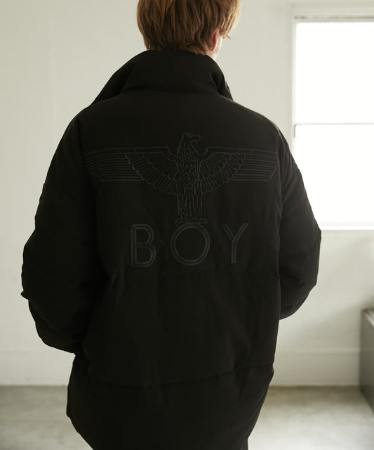 EAGLE BACK EMBROIDERY DOWN JACKET BLACK【B234N2802402】
