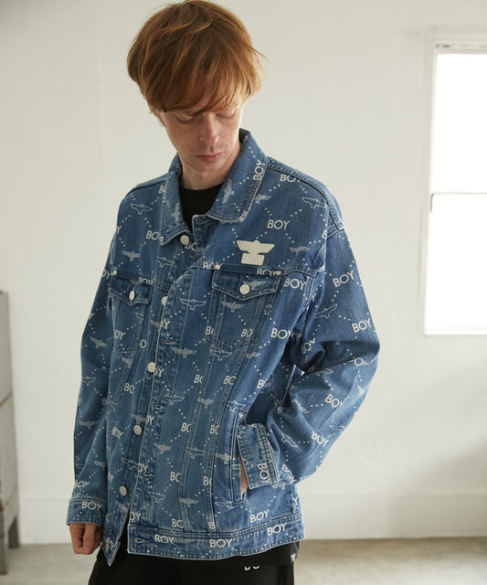 BOY LOOSE FIT DENIM JACKET INDIGO【B233N5000206】