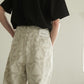 EAGLE JACQUARD DENIM PANTS KHAKI【B243N5501111】