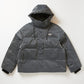 BOY METALLIC HOODED DOWN JACKET GREY【B234N2802103】