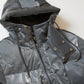 BOY METALLIC HOODED DOWN JACKET GREY【B234N2802103】