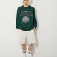 COLLEGE PATCH SWEAT GREEN【B251N0301605】
