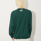 COLLEGE PATCH SWEAT GREEN【B251N0301605】
