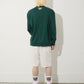 COLLEGE PATCH SWEAT GREEN【B251N0301605】