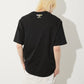 FLOCKY PRINT TEE BLACK【B252N0101102】