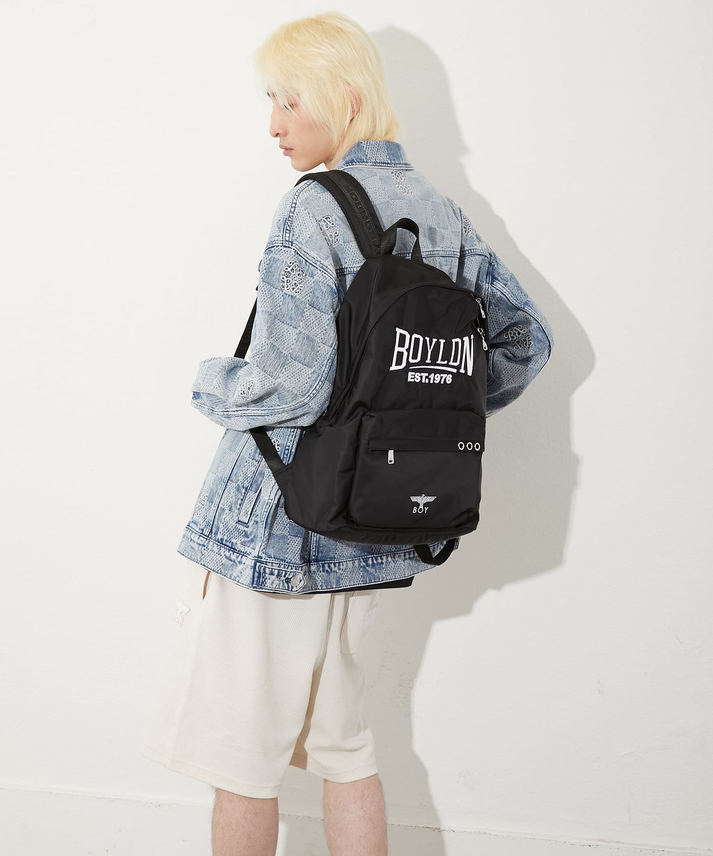 COLLEGE PATCH BACKPACK【B252N8500902】