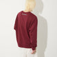 COLLEGE LINESTONE SWEAT WINE RED【B251N0302430】