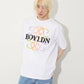 FLOCKY PRINT TEE WHITE【B252N0101101】