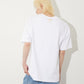 FLOCKY PRINT TEE WHITE【B252N0101101】