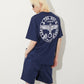 COLLEGE PRINT TEE MING BLUE【B252N0116216】
