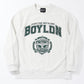 COLLEGE PATCH SWEAT GREY【B251N0301603】