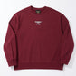 COLLEGE LINESTONE SWEAT WINE RED【B251N0302430】