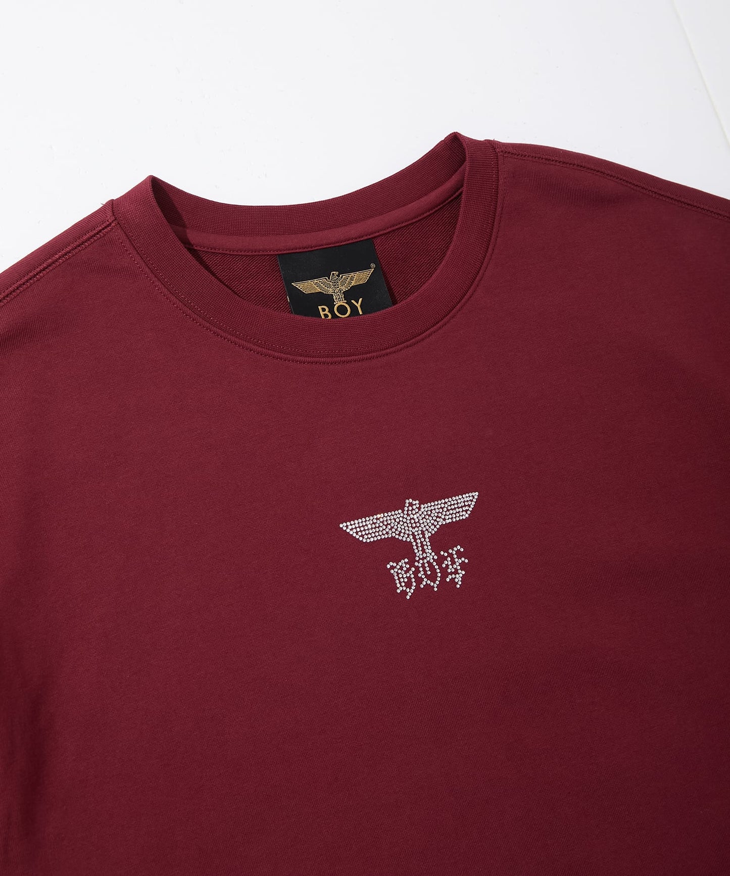 COLLEGE LINESTONE SWEAT WINE RED【B251N0302430】