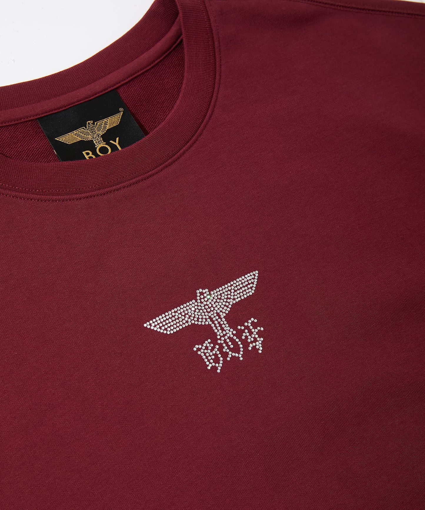 COLLEGE LINESTONE SWEAT WINE RED【B251N0302430】