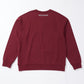 COLLEGE LINESTONE SWEAT WINE RED【B251N0302430】