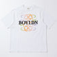 FLOCKY PRINT TEE WHITE【B252N0101101】