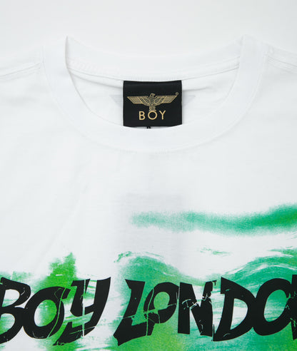 LOGO GRAPHIC TEE WHITE【B232N0105201】