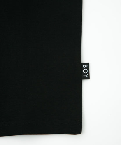 BOY CROSS MOTIFSLEEVELESS SHIRT BLACK【B232N0270102】