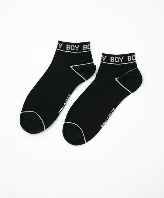 BOY ANKLE SOCKS BLACK【B232N8300102】