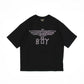 RHINESTONE BOY EAGLE TEE BLACK 【B221N0101902】