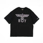 CRYSTAL EAGLE T-SHIRTS BLACK【B221N0101802】