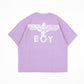 KANOKO CREW NECK TEE PURPLE 【B222N0101309】