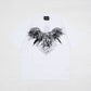 RHINESTONE BIG EAGLE T-SHIRTS WHITE 【B222N0103501】