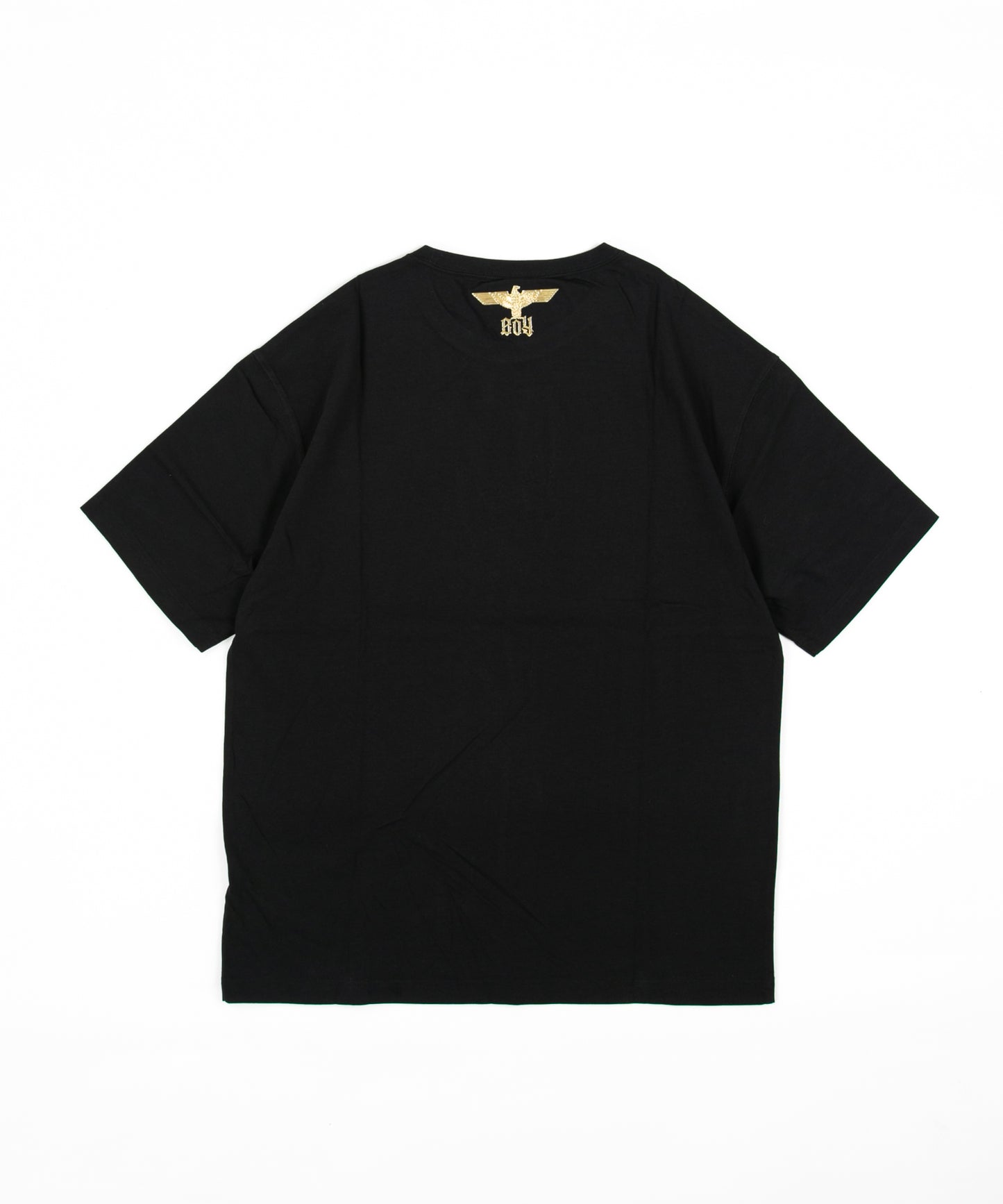 RHINESTONE BIG EAGLE T-SHIRTS BLACK 【B222N0103502】