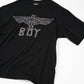 RHINESTONE BOY EAGLE TEE BLACK 【B221N0101902】
