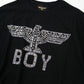 CRYSTAL EAGLE T-SHIRTS BLACK【B221N0101802】