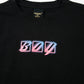 NEON LOGO T-SHIRTS BLACK【B222N0101202】