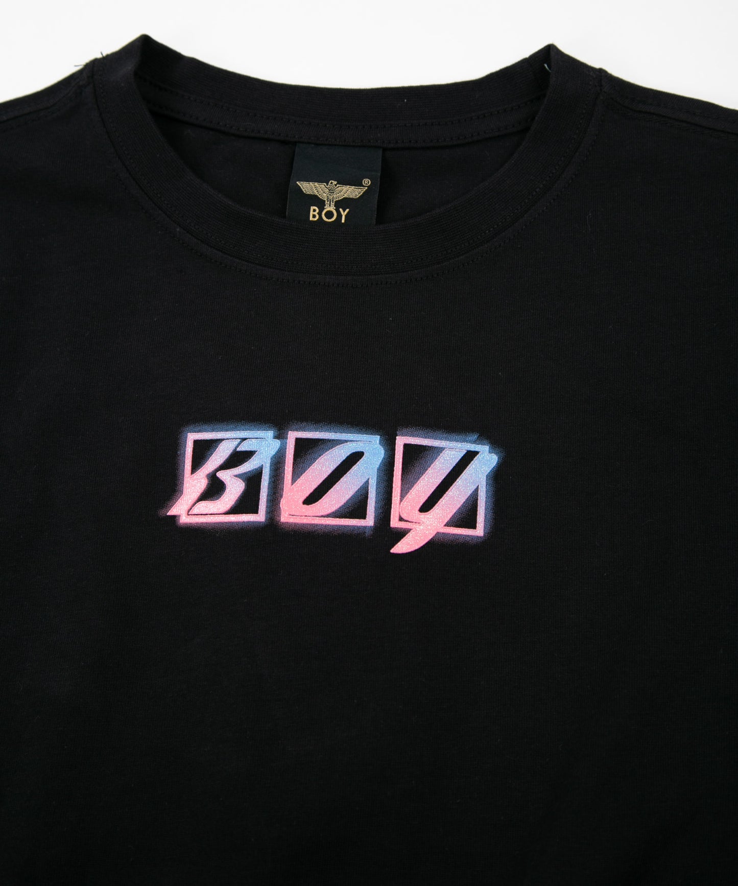 NEON LOGO T-SHIRTS BLACK【B222N0101202】