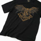 RHINESTONE BIG EAGLE T-SHIRTS BLACK 【B222N0103502】