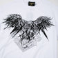 RHINESTONE BIG EAGLE T-SHIRTS WHITE 【B222N0103501】