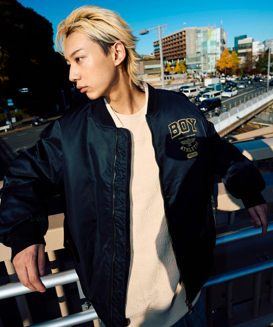 BOY BIG WING MA-1 BLOUSON BLACK【B234N2900502】