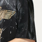 BRUSH PAINTED EAGLE TEE BLACK 【B221N0104302】
